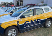 GM de Dourados apreende mais de 7 toneladas de ração, arma de fogo e balança de precisão
