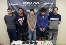Polícia prende cinco integrantes de quadrilha de furtos a apartamentos de luxo