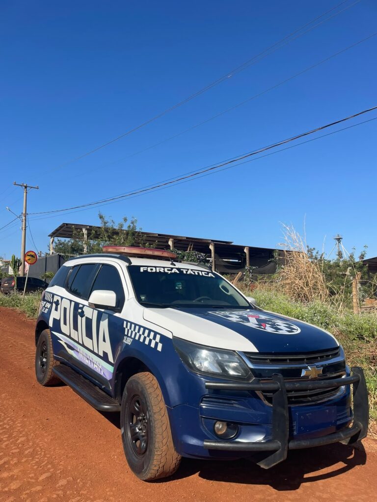 Força Tática cumpre mandado de prisão durante patrulhamento em Maracaju