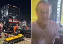Empresário morre após colisão entre Strada e caminhão em avenida