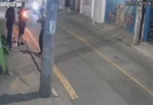 Câmera flagra execução de homem em ponto de ônibus