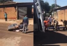 (Vídeo) Homem agride a própria mãe, atropela casal e esfaqueia vizinho em MS