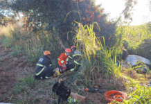 BR-163: capotamento entre Caarapó e Juti deixa três pessoas feridas neste domingo