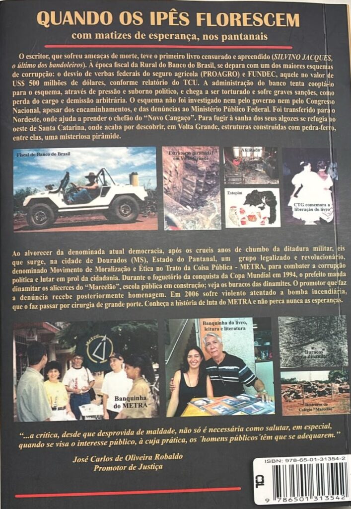 'Os três poderes da corrupção', o livro 'H' com novas revelações de Brígido Ibanhes 'Os três poderes da corrupção', o livro 'H' com novas revelações de Brígido Ibanhes