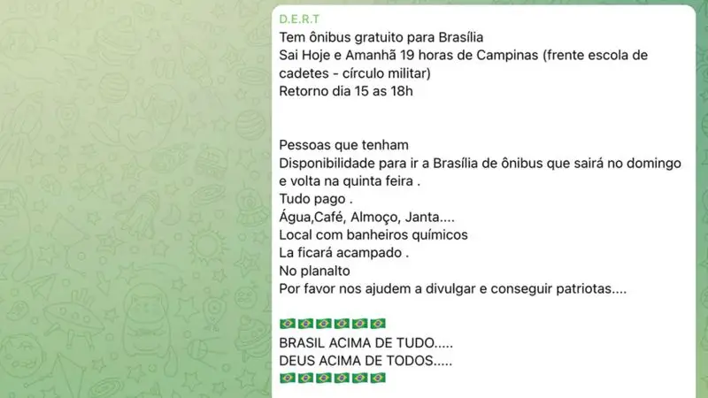 Ataques em Brasília: o recrutamento de militantes que antecedeu as invasões Ataques em Brasília: o recrutamento de militantes que antecedeu as invasões