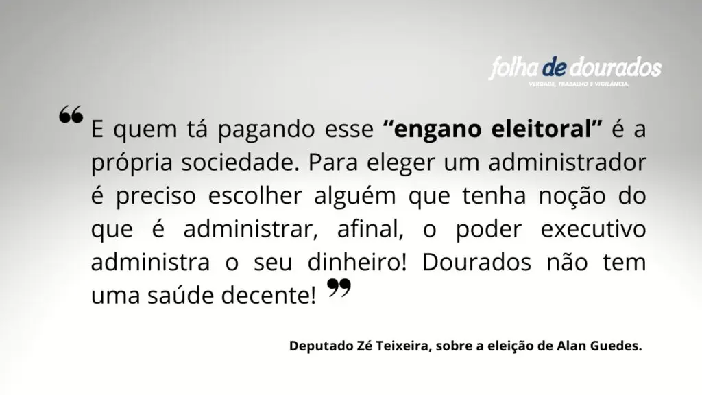 30 anos depois do irmão, Zé Teixeira fala sobre a Prefeitura de Dourados 30 anos depois do irmão, Zé Teixeira fala sobre a Prefeitura de Dourados
