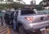 Caminhonete é atingida por tiros durante trajeto na MS-270, em Dourados