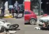 Motociclista em ponto cego é atingido por carro e tem fratura exposta em MS