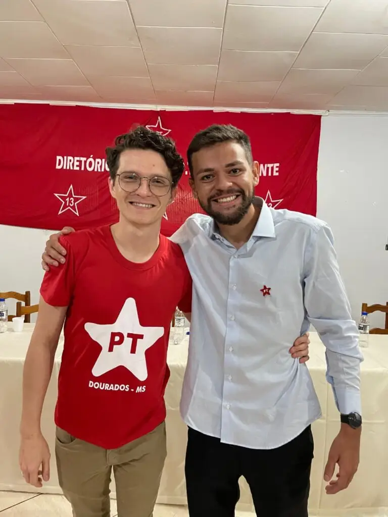 Rio Brilhante: acadêmico de 21 anos, Vitor Alegre, assume a presidência do PT