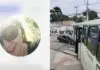 Mulher morta em acidente entre carro e ônibus estaria fugindo após cobrança de dívida