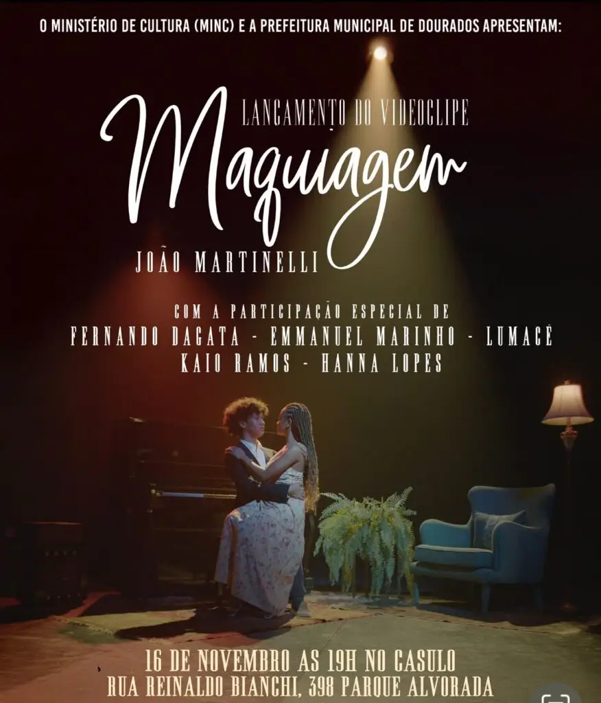 Apaixonado por música desde bebê, João Martinelli estreia clipe em Dourados Apaixonado por música desde bebê, João Martinelli estreia clipe em Dourados