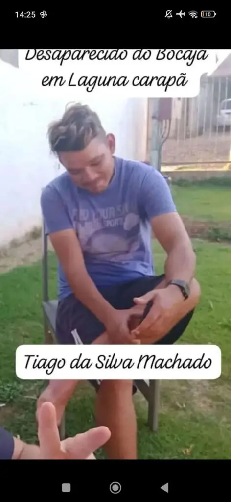 Desaparecimento de morador mobiliza família e amigos em Laguna Carapã