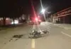 MS: colisão noturna termina com motociclista hospitalizado em estado grave