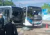 Acidente entre 2 ônibus deixa 18 feridos 