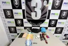 Dupla é presa com drogas após perseguição policial no Jardim Central, em Dourados