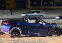 Motorista bêbado pegou Porsche escondido em lava-rápido antes de acertar vendedor de salgados