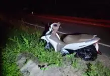 Homem morre depois de cair de motocicleta e ser atropelado por caminhão 