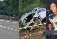 Músico de 43 anos, morre em acidente a caminho de show em Dourados