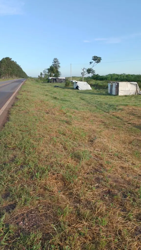 Ação do Governo Estadual contra acampamentos gera medo de confronto na MS-384