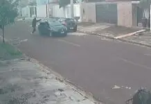 Câmera flagrou atentado a tiros que matou homem de 44 anos em Campo Grande