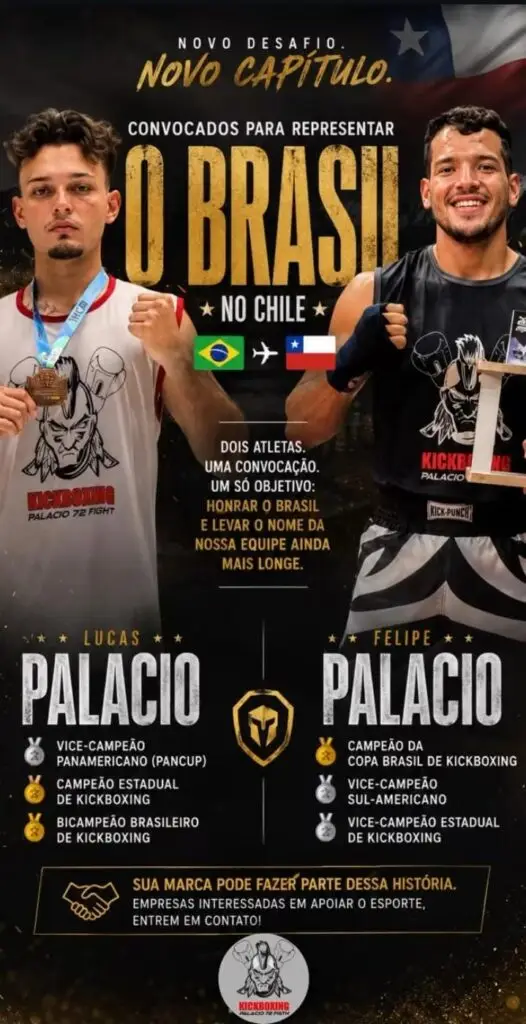 De Dourados para o Chile: Lucas Palácio é convocado para representar o Brasil no kickboxing De Dourados para o Chile: Lucas Palácio é convocado para representar o Brasil no kickboxing