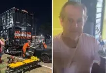 Empresário morre após colisão entre Strada e caminhão em avenida