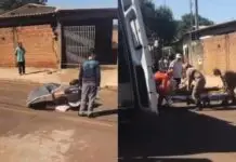 (Vídeo) Homem agride a própria mãe, atropela casal e esfaqueia vizinho em MS